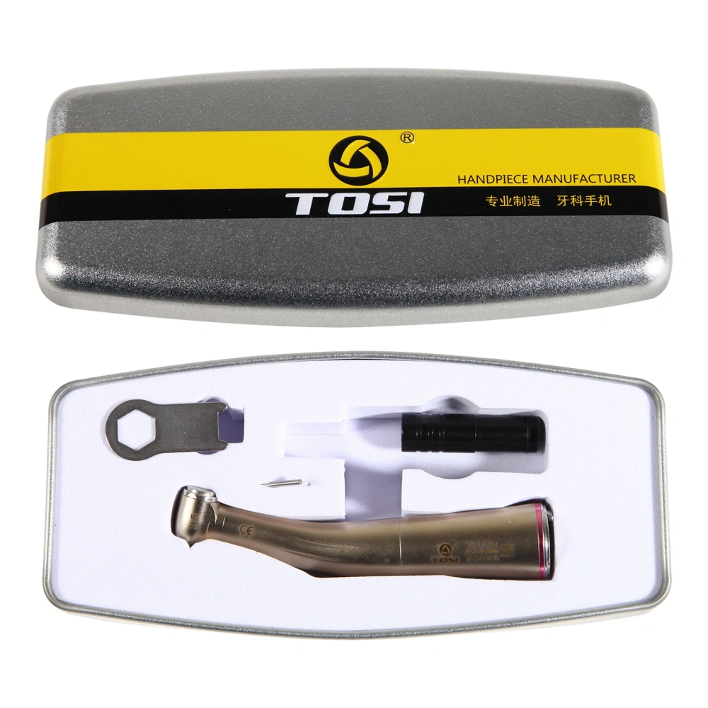 TOSI Dental 1:5 Fiber Optic Contra Angle Handpiece Fit E-type Motor