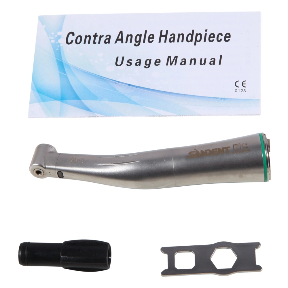 SANDENT Dental Low Speed Handpiece Fiber Optic Contra Angle 16:1