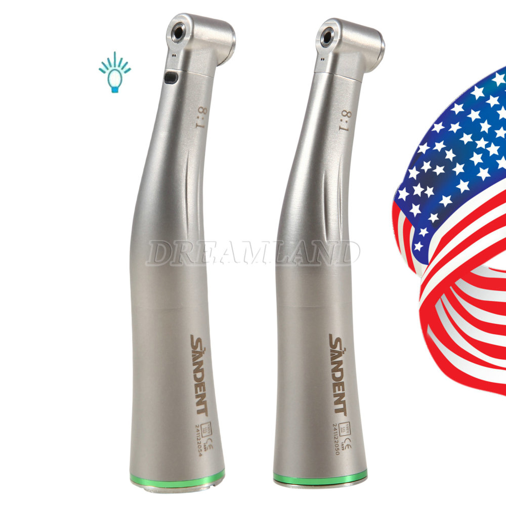 NSK Style Dental 8:1 Endo Handpiece Mini Head Fiber Optic /Non-fiber optic