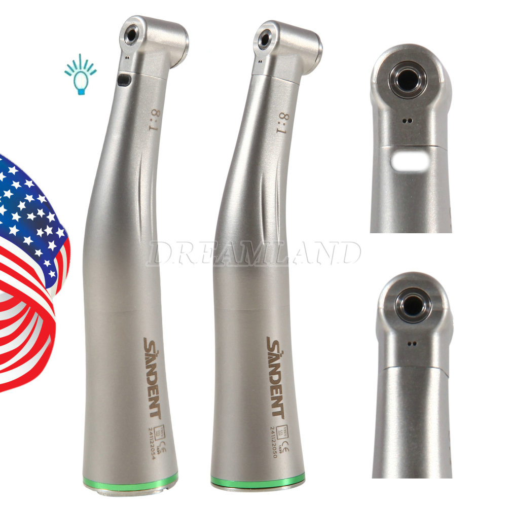 NSK Style Dental 8:1 Endo Handpiece Mini Head Fiber Optic /Non-fiber optic