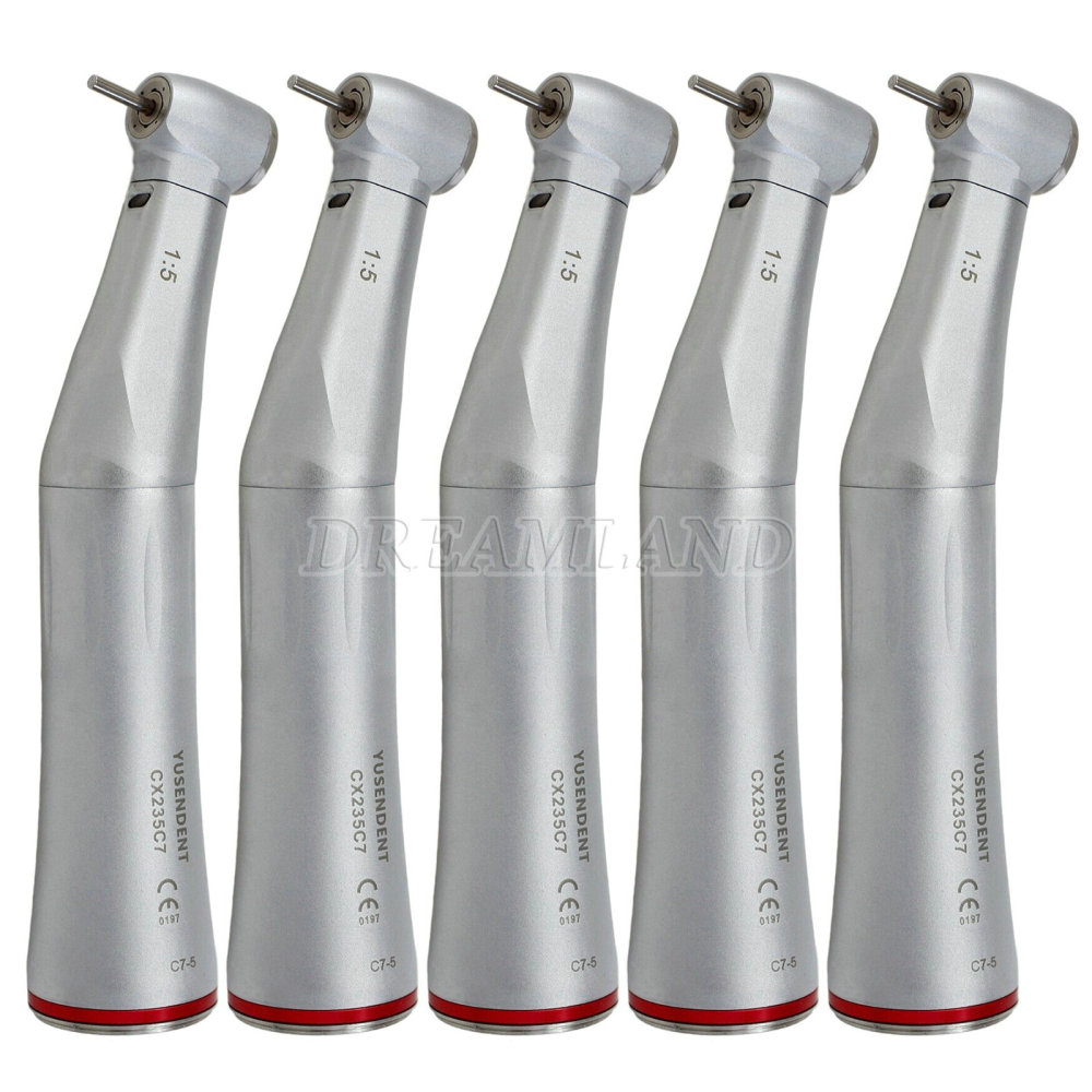 COXO Dental 1:5 Fiber Optic Contra Angle Handpiece Fit  ISO E-type Motor