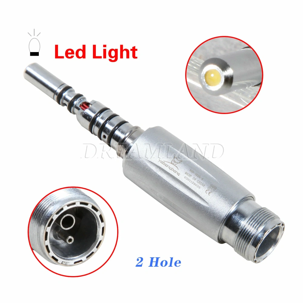 Dental LED E-generator coupler fit KAVO Style fiber optic handpiece 2/4 Hole