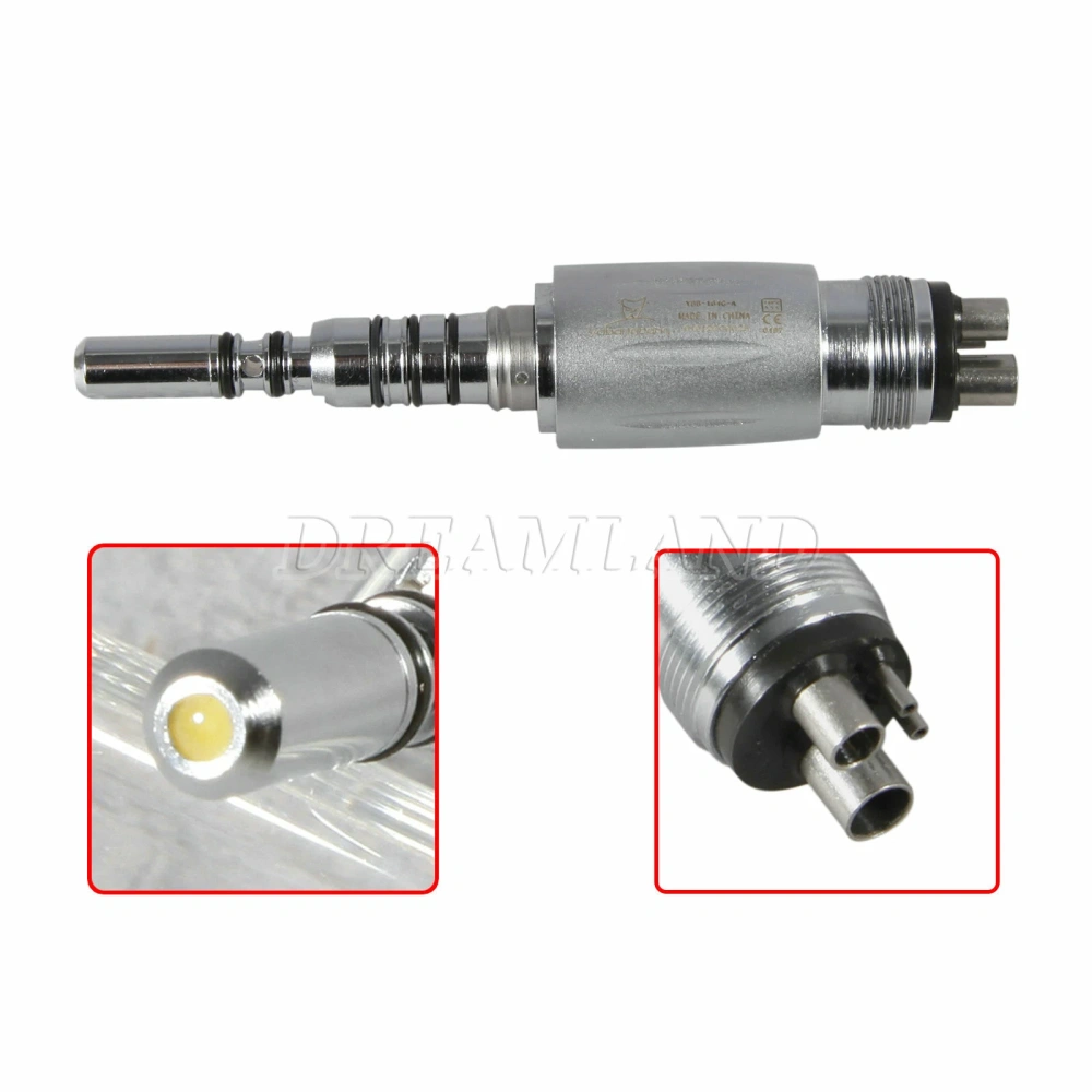 Dental LED E-generator coupler fit KAVO Style fiber optic handpiece 2/4 Hole