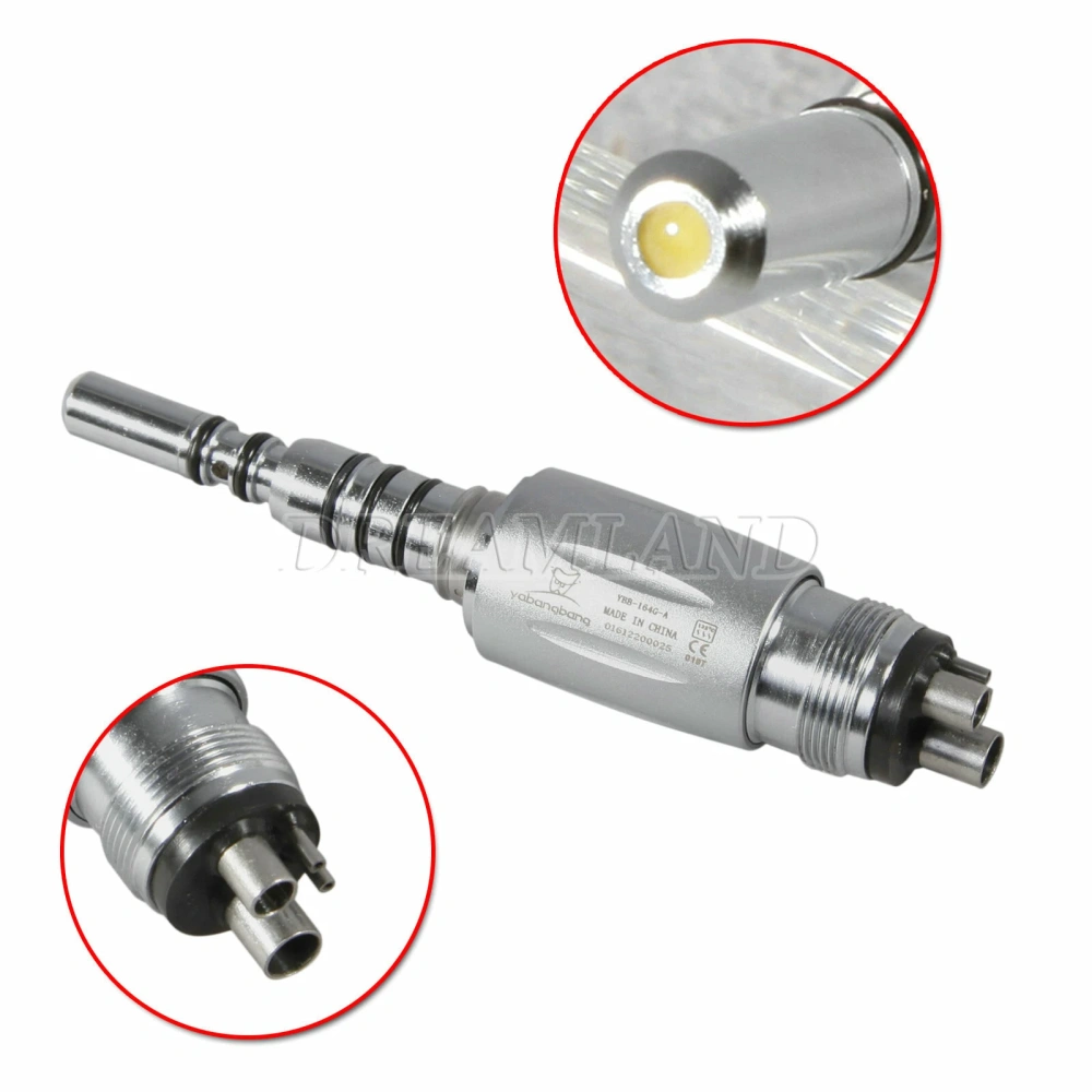 Dental LED E-generator coupler fit KAVO Style fiber optic handpiece 2/4 Hole