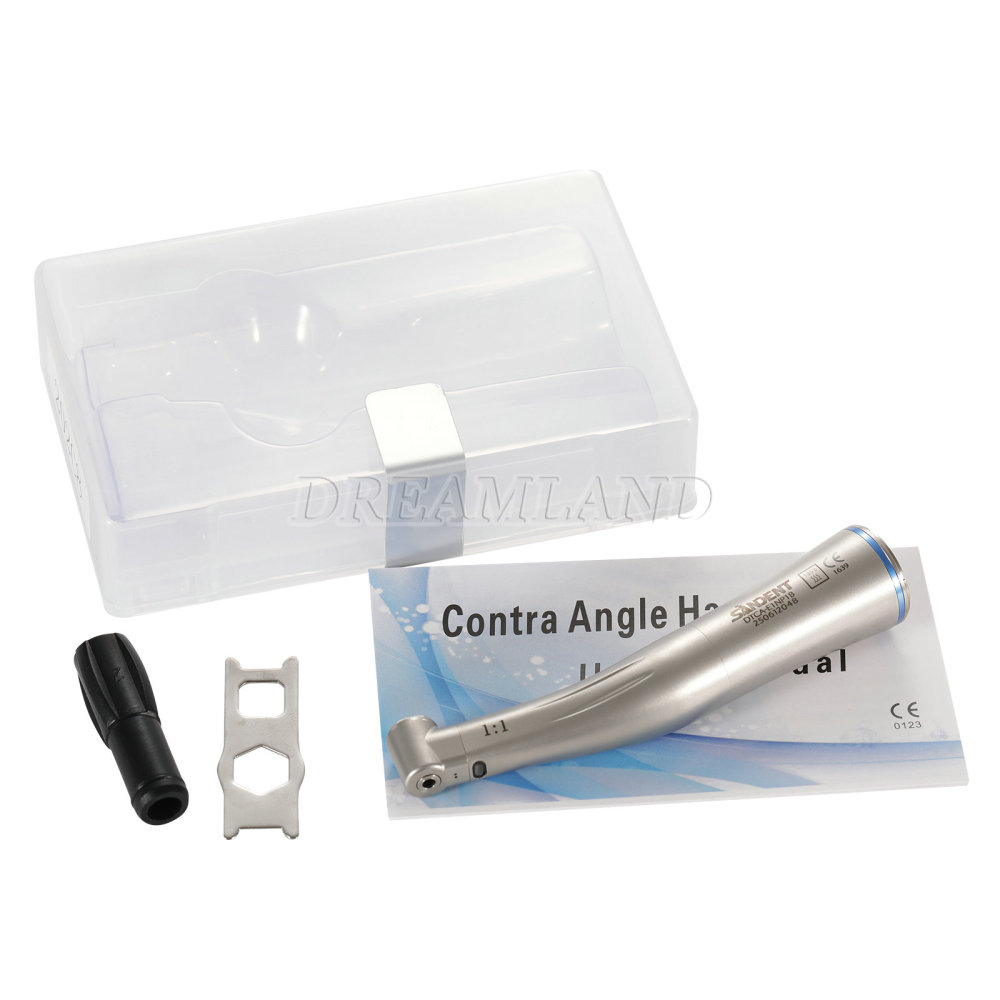 NSK Style Dental Contra Angle 1:1 LED Fiber Optic Handpiece High quality SANDENT