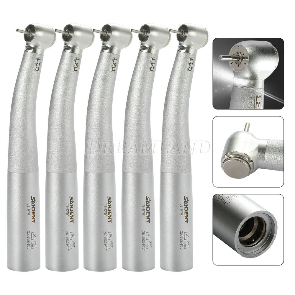 SANDENT Dental Fiber Optic High Speed Turbine Handpiece 3 spray Fit KAVO Coupler