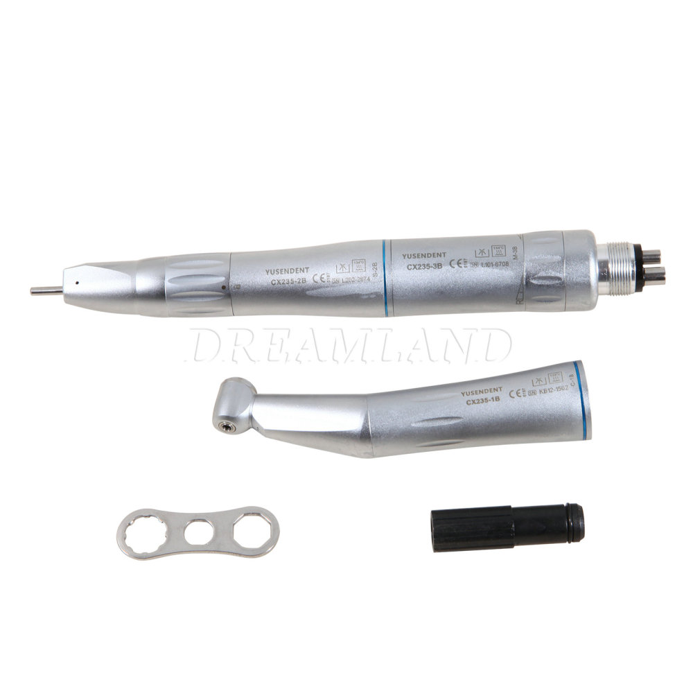 COXO Dental Inner Water Spray Contra Angle Straight Air Motor Handpiece E-type