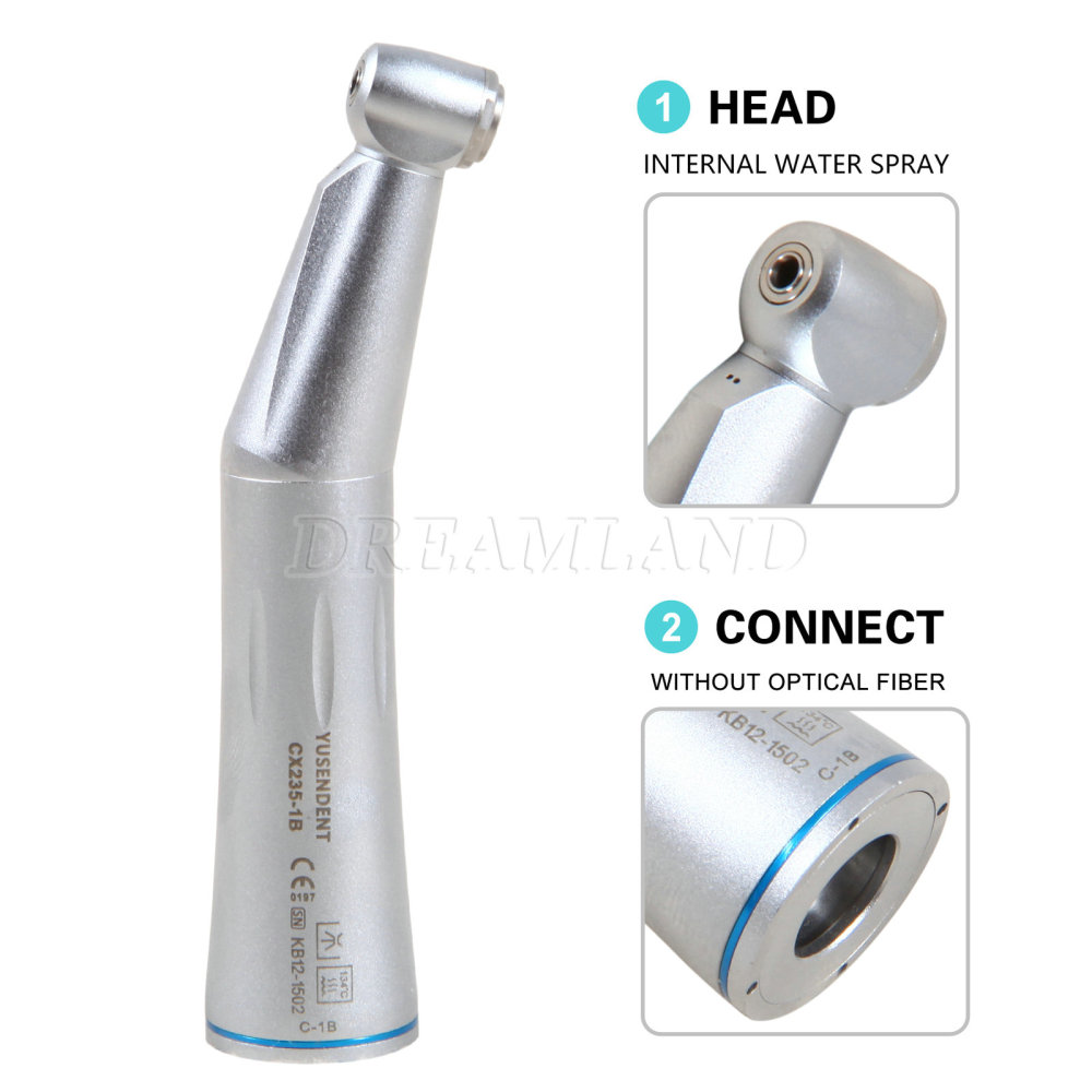 COXO Dental Inner Water Spray Contra Angle Straight Air Motor Handpiece E-type