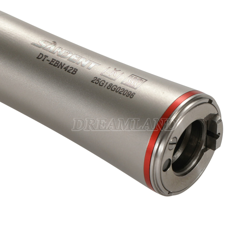 Upgrade verion Sandent brand Dental 1:4.2 Increasing Handpiece 45 Degree Fiber Optic Electric Contra Angle