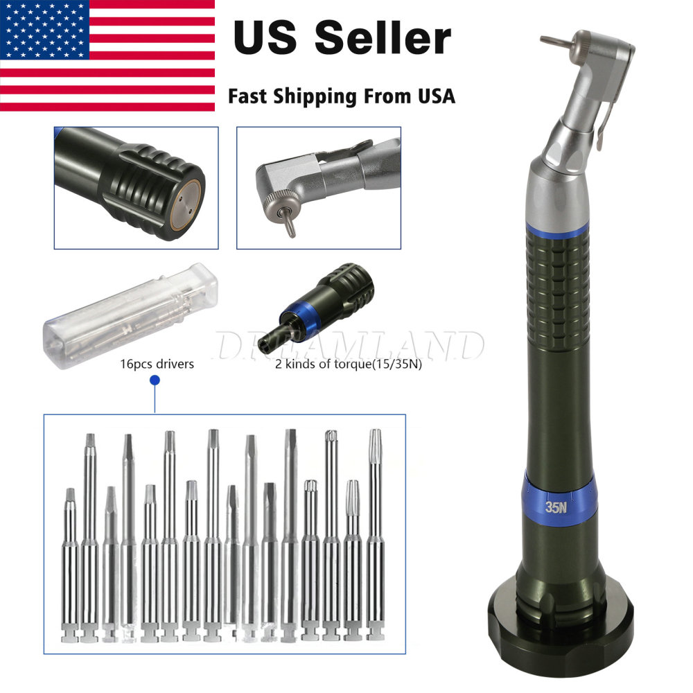 Dental Implant Torque Wrench Handpiece Universal Adjustable