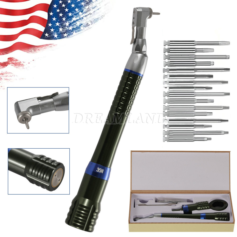 Dental Implant Torque Wrench Handpiece Universal Adjustable