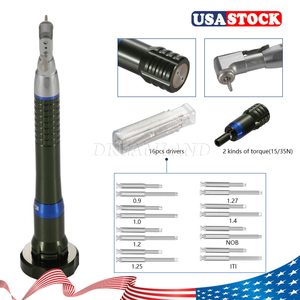 Dental Implant Torque Wrench Handpiece Universal Adjustable