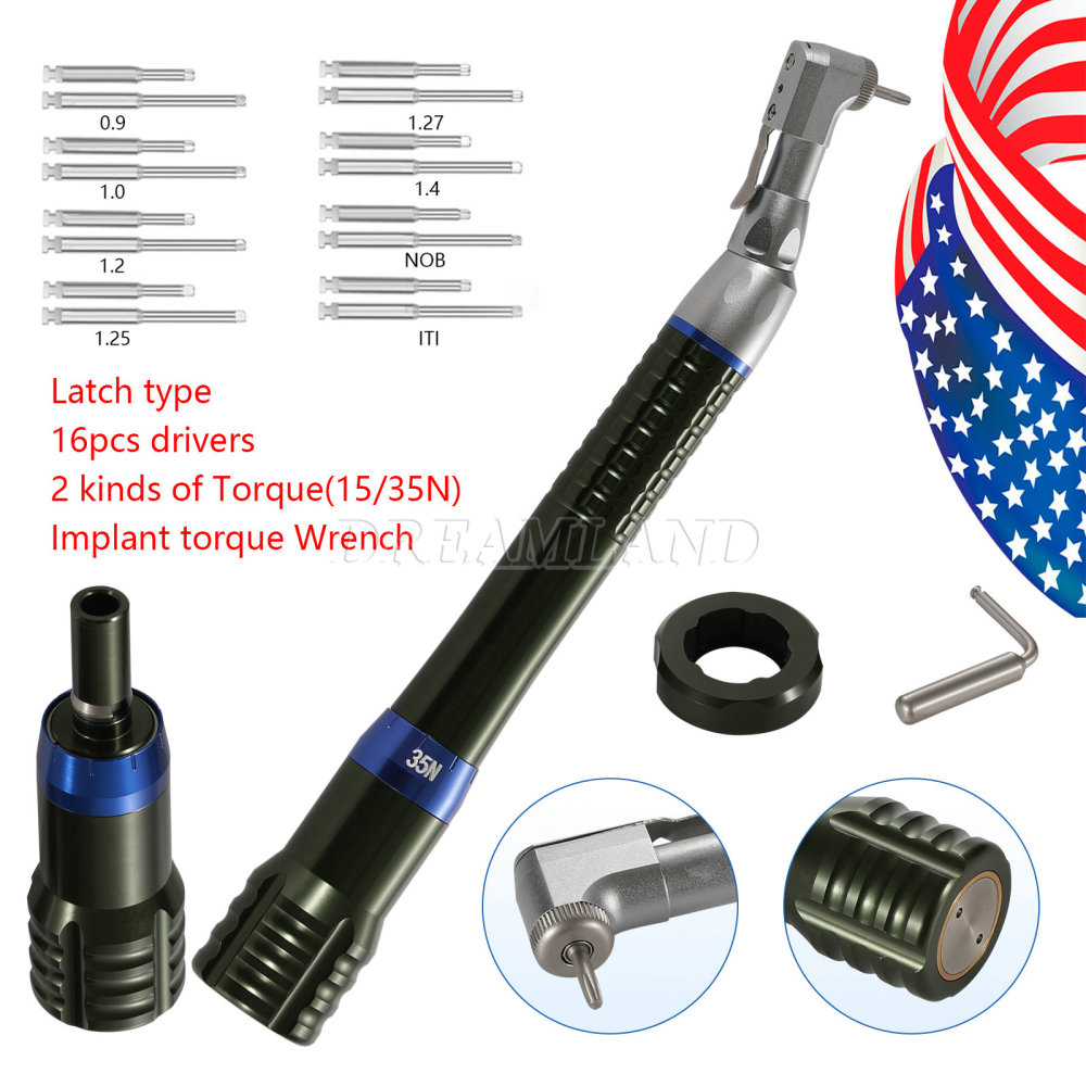 Dental Implant Torque Wrench Handpiece Universal Adjustable