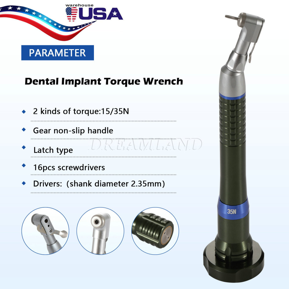 Dental Implant Torque Wrench Handpiece Universal Adjustable