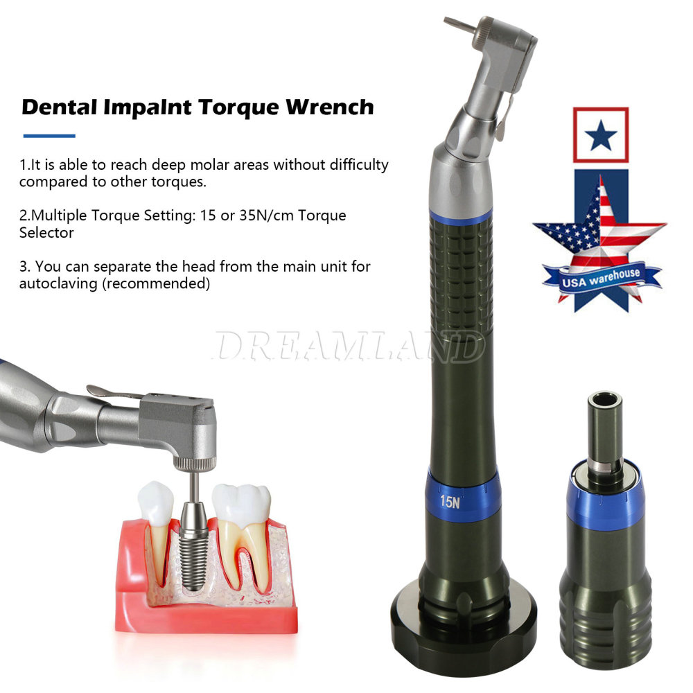 Dental Implant Torque Wrench Handpiece Universal Adjustable