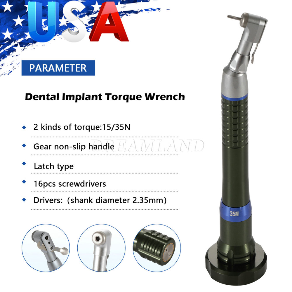 Dental Implant Torque Wrench Handpiece Universal Adjustable