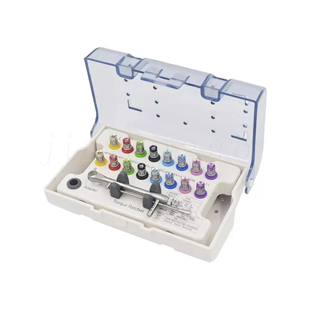Dental Universal Implant Prosthetic Kit Torque Wrench Screw Drivers Remover Kit