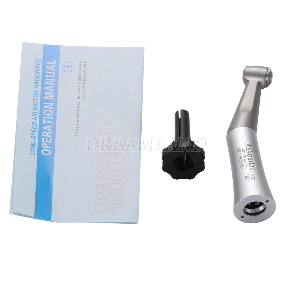 New AS type Dental Slow Low Speed push button Contra Angle Handpiece/ Straight Handpiece/ air Motor 2/4Hole