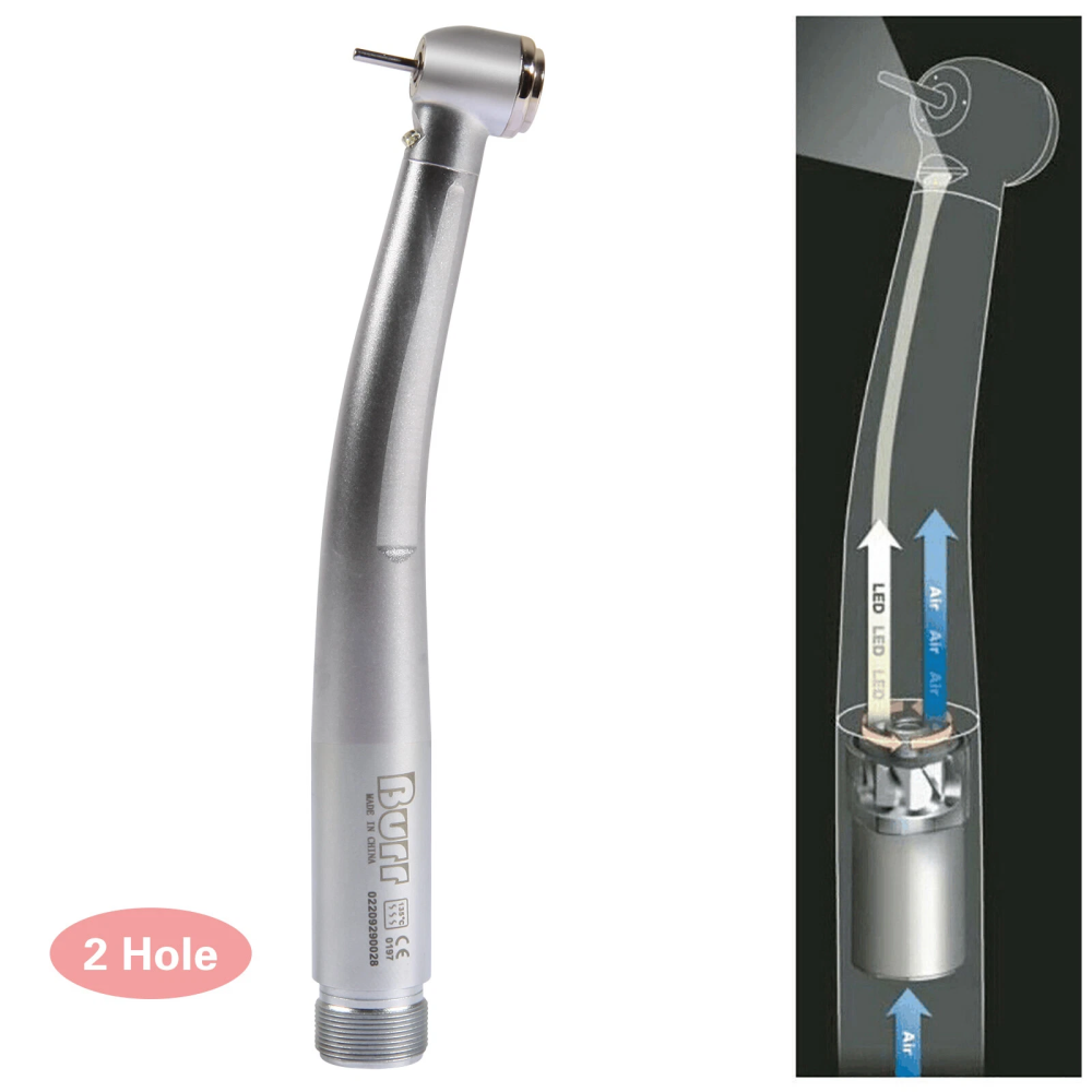 Burr E-generator Dental LED High Speed Handpiece 2 Hole UDB large head