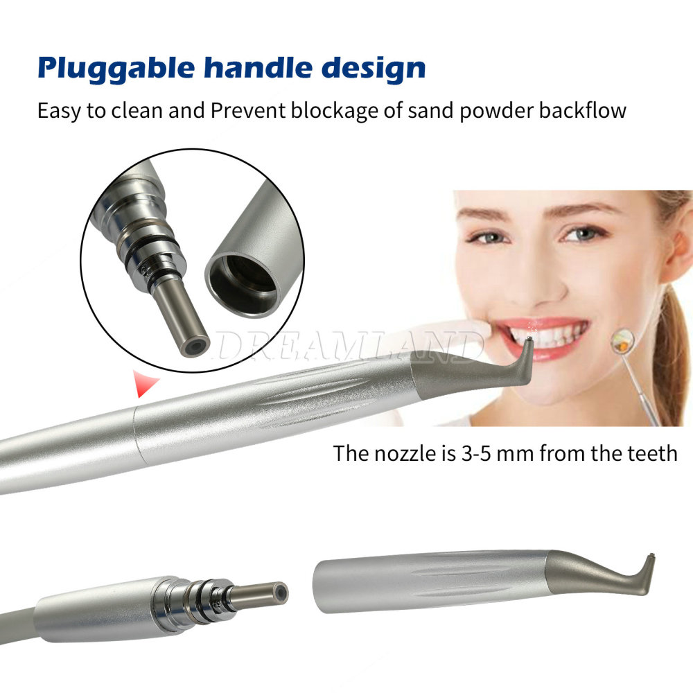 Dental Air Water Prophy Polishing Sandblasting Machine Teeth Cleaning Machine 4 hole
