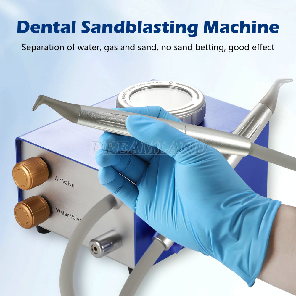 Dental Air Water Prophy Polishing Sandblasting Machine Teeth Cleaning Machine 4 hole