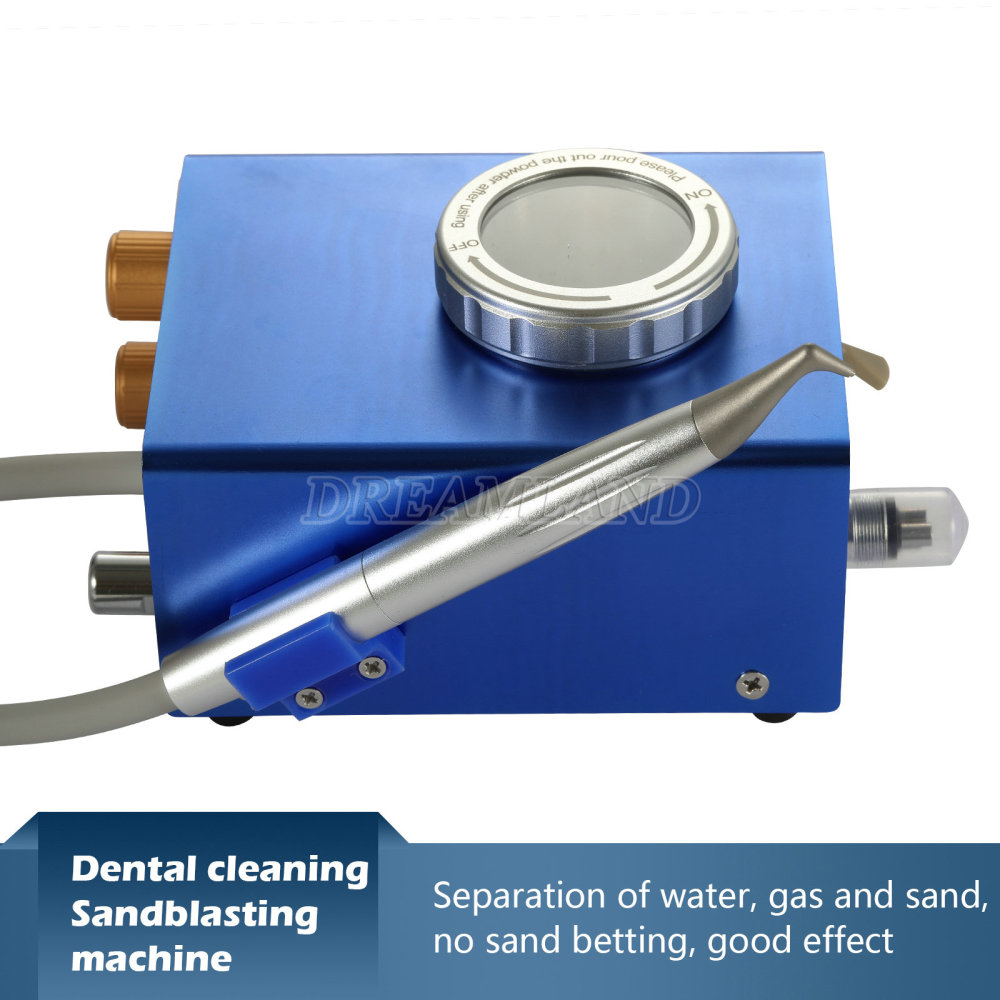 Dental Air Water Prophy Polishing Sandblasting Machine Teeth Cleaning Machine 4 hole