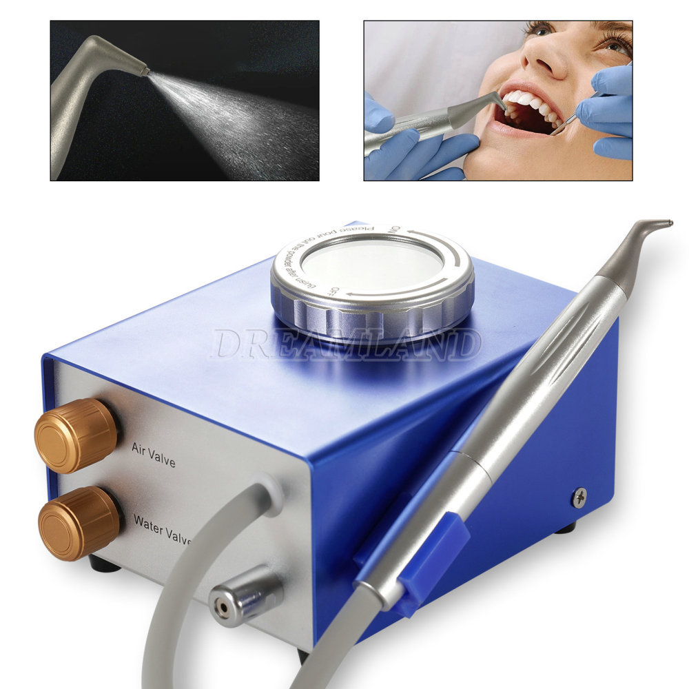 Dental Air Water Prophy Polishing Sandblasting Machine Teeth Cleaning Machine 4 hole