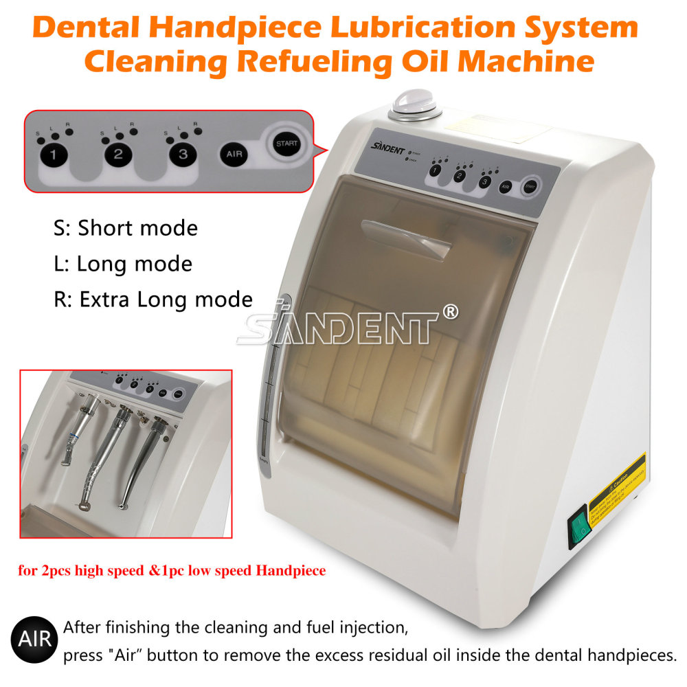Dental Automatic Handpiece Maintenance Lubrication System Oiling Cleaner Machine