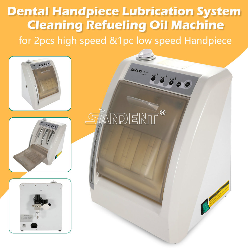 Dental Automatic Handpiece Maintenance Lubrication System Oiling Cleaner Machine