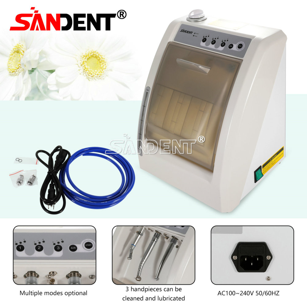 Dental Automatic Handpiece Maintenance Lubrication System Oiling Cleaner Machine