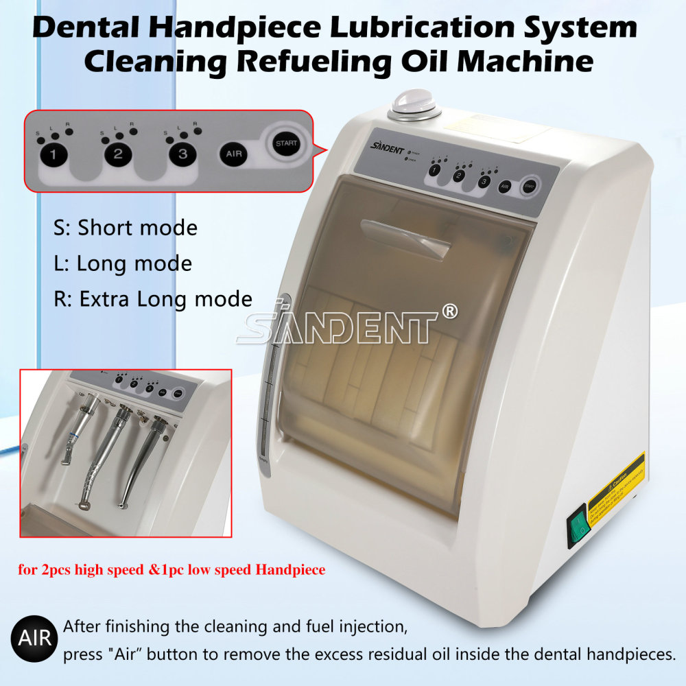 Dental Automatic Handpiece Maintenance Lubrication System Oiling Cleaner Machine