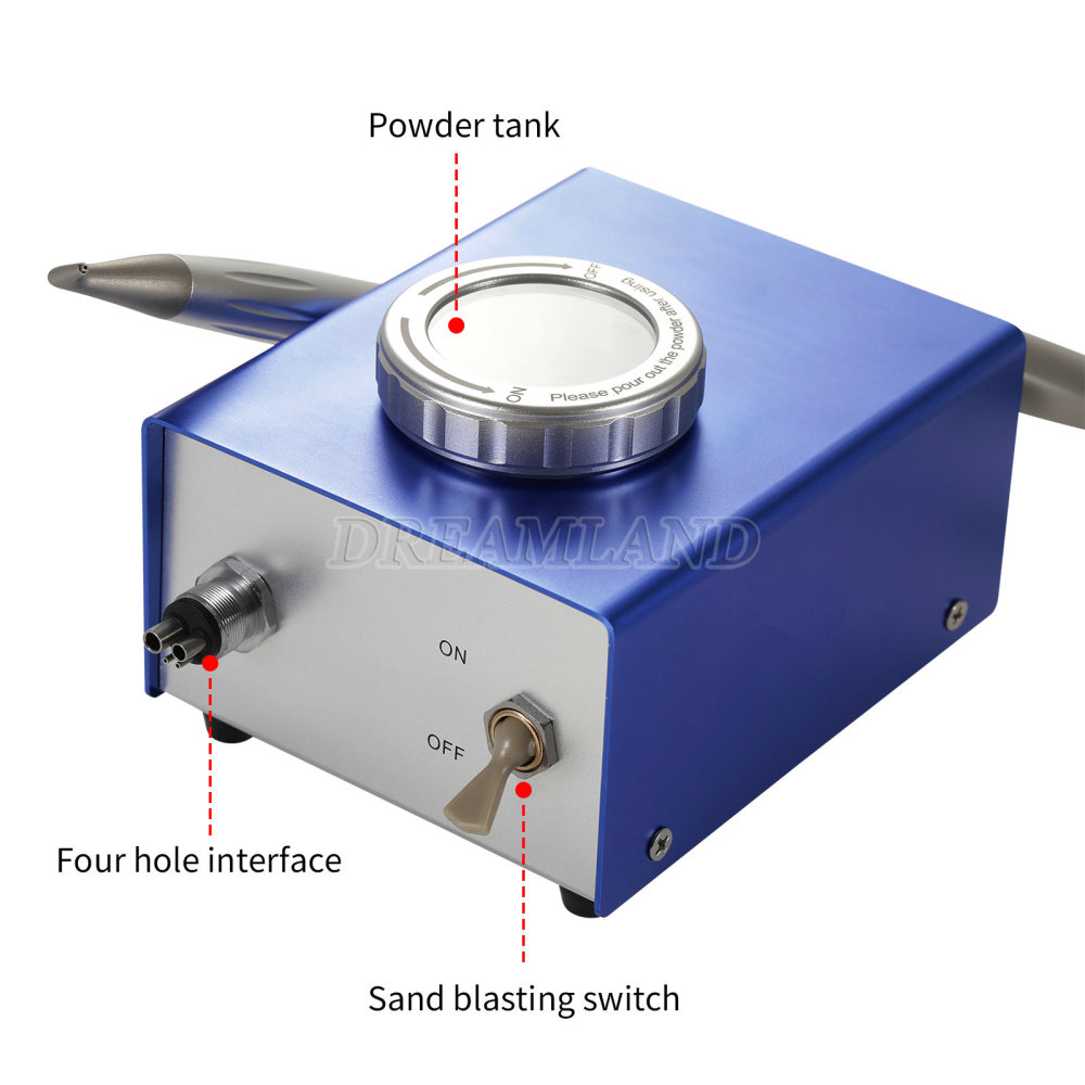 Dental Air Water Prophy Polishing Sandblasting Machine Teeth Cleaning Machine 4 hole