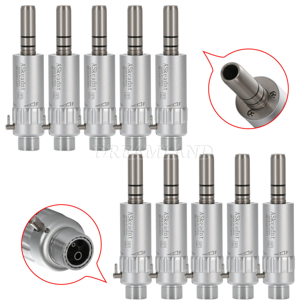 New AS type Dental Slow Low Speed latch Contra Angle Handpiece/ Straight Handpiece/ air Motor 2/4Hole