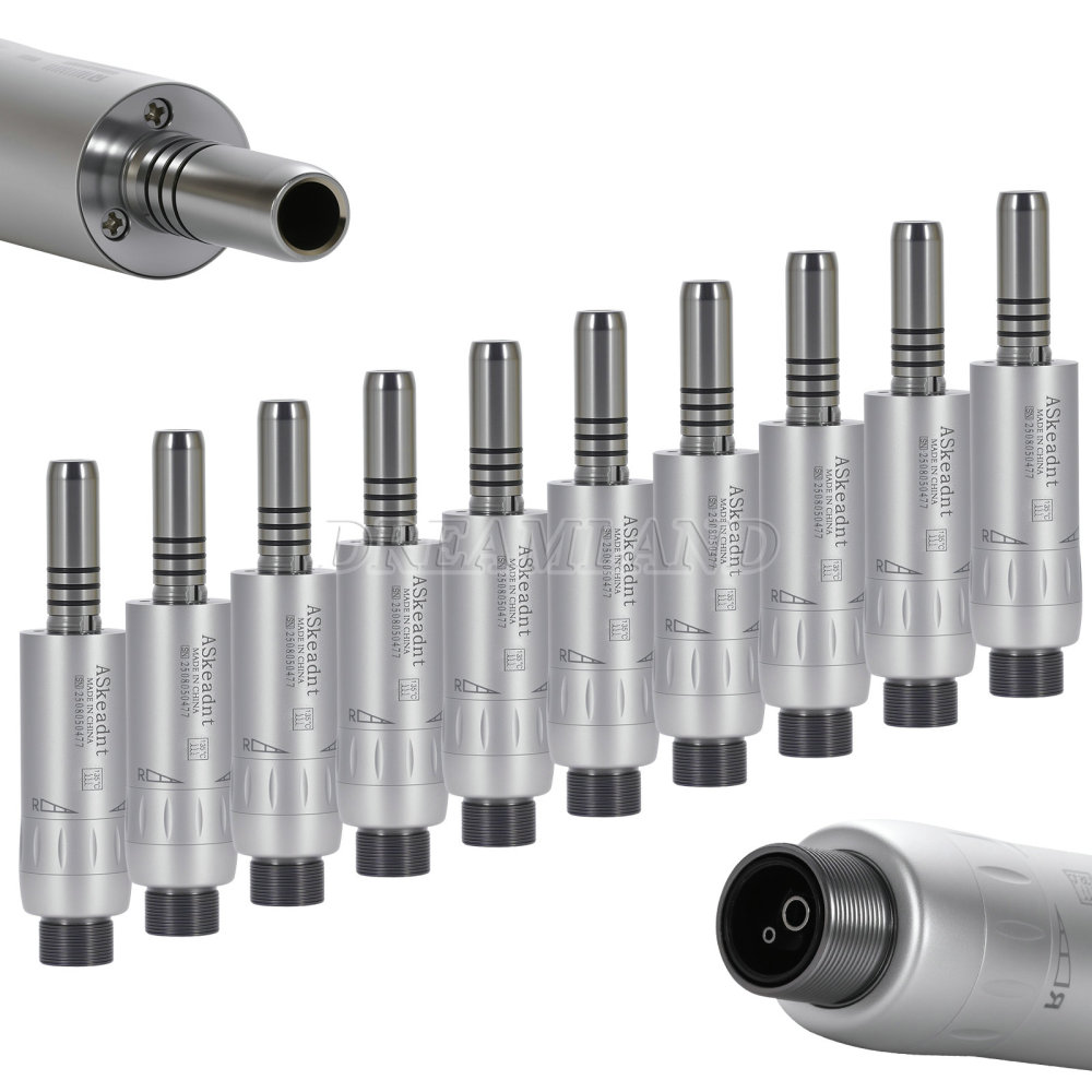 AS Dental Inner Water Low Speed Straight Handpiece Contra Angle Air Motor 2/4H