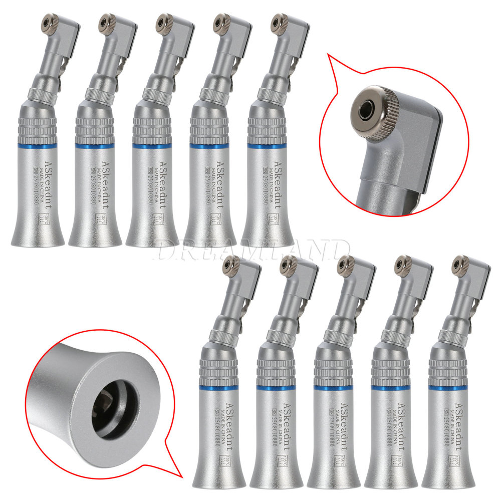 New AS type Dental Slow Low Speed latch Contra Angle Handpiece/ Straight Handpiece/ air Motor 2/4Hole