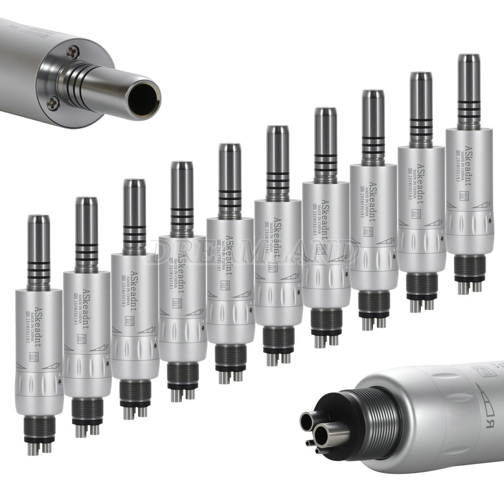 AS Dental Inner Water Low Speed Straight Handpiece Contra Angle Air Motor 2/4H