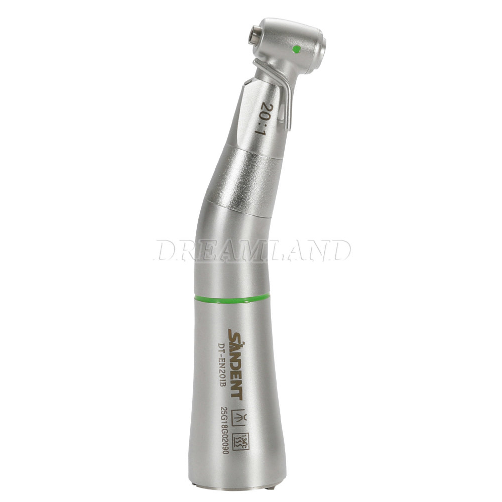 SANDENT Dental Implant Handpiece 20:1 Contra Angle Surgical Fiber Optic External WH type