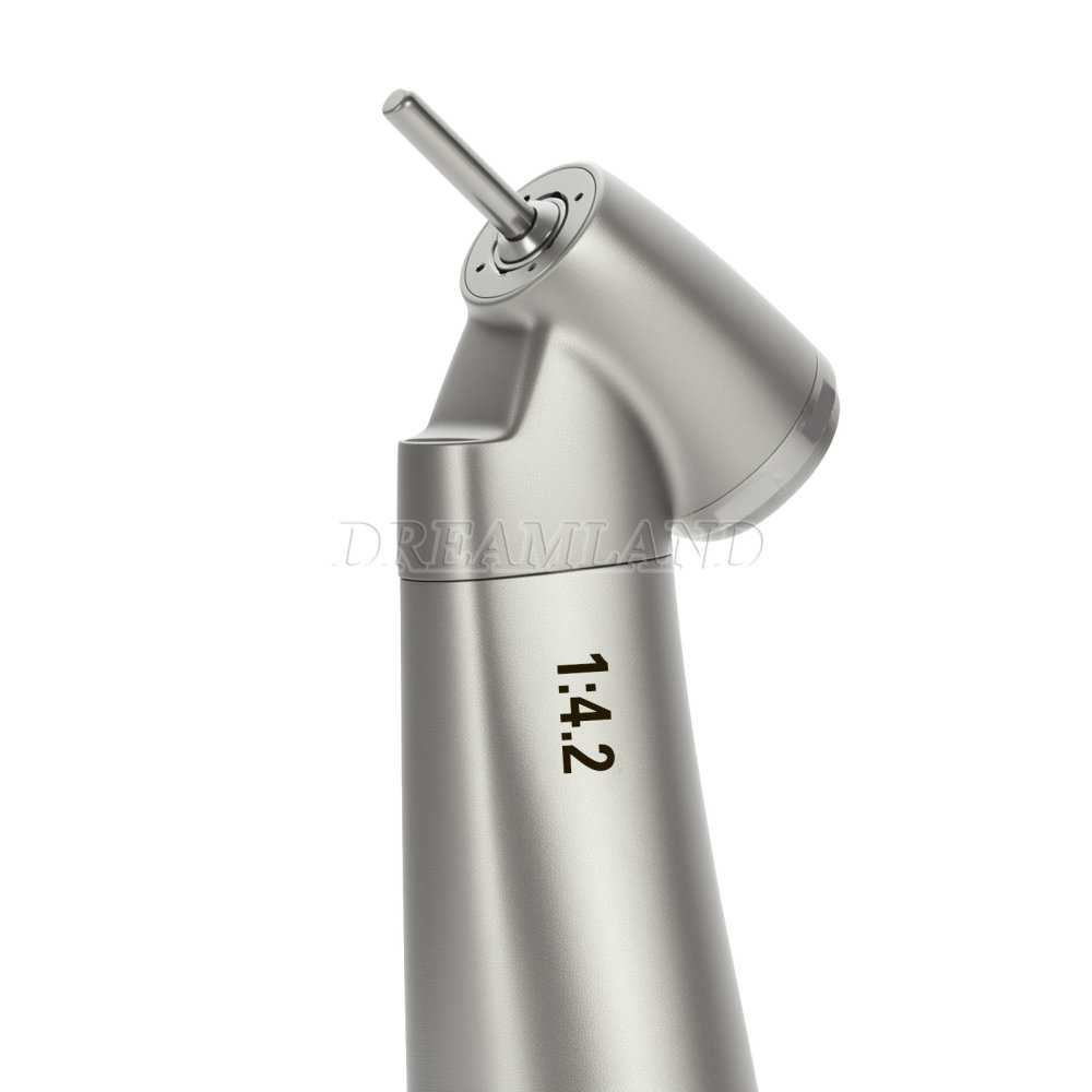 SKYSEA Dental 1:4.2 Increasing 45° Angle Fiber Optic LED Contra Angle Handpiece