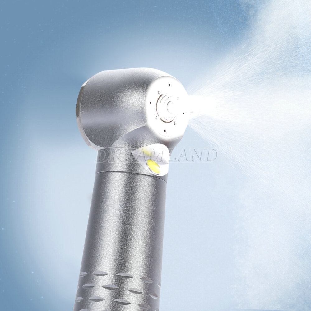 New SANDENT E-generator Dental LED Fiber Optic High Speed Handpiece 4 Holes standard head DTA