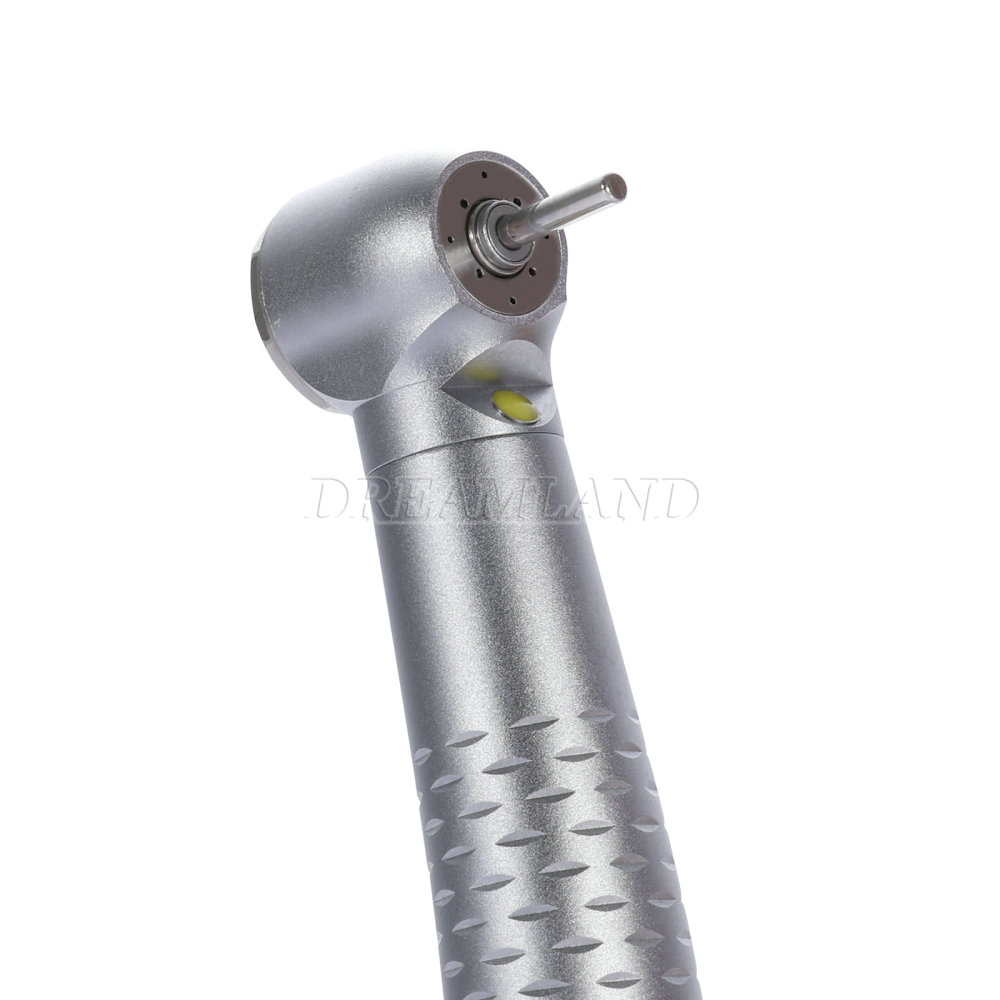 New SANDENT E-generator Dental LED Fiber Optic High Speed Handpiece 4 Holes standard head DTA