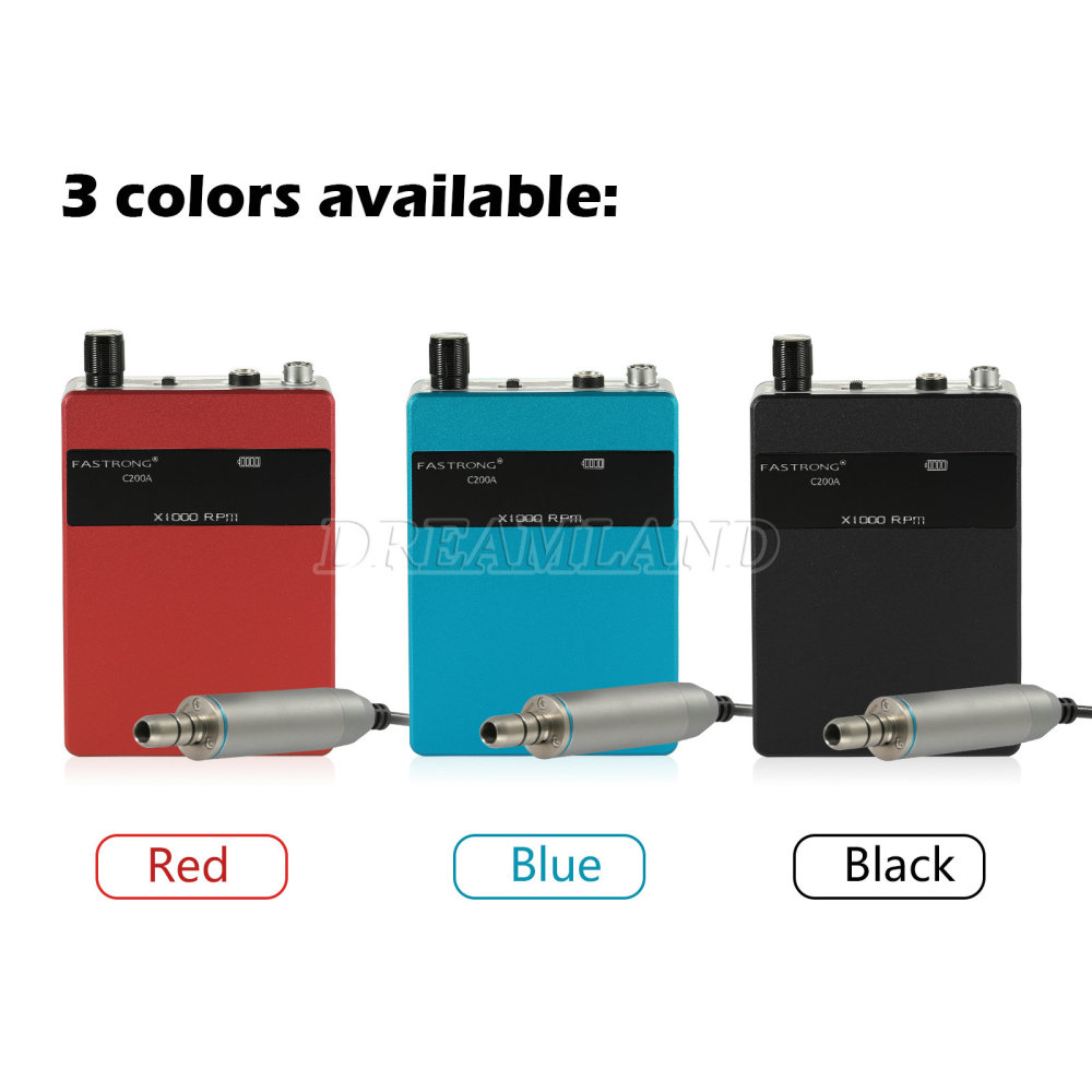 Dental Lab Portable Rechargeable Brushless Handpiece Micromotor E type w/Digital Display