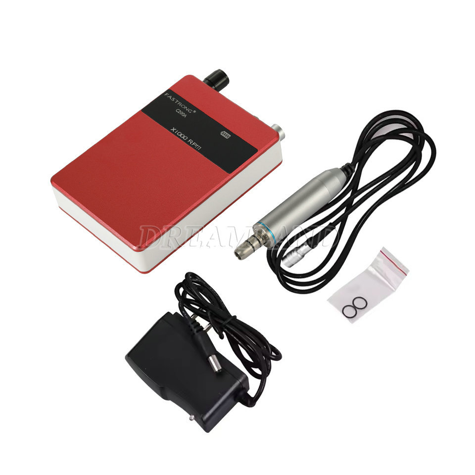 Dental Lab Portable Rechargeable Brushless Handpiece Micromotor E type w/Digital Display