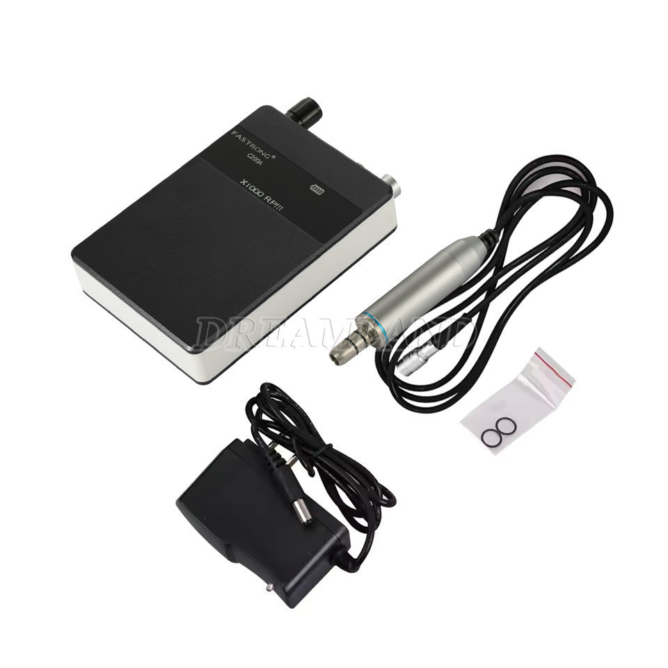 Dental Lab Portable Rechargeable Brushless Handpiece Micromotor E type w/Digital Display