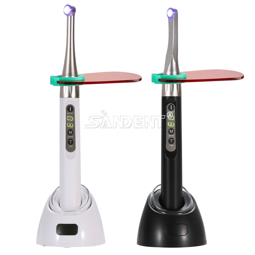 Dental  Curing Light LED Curing Lamp 1000mW/cm²~2500mW/cm² White/Black 385nm-515nm Woodpecker iLed type