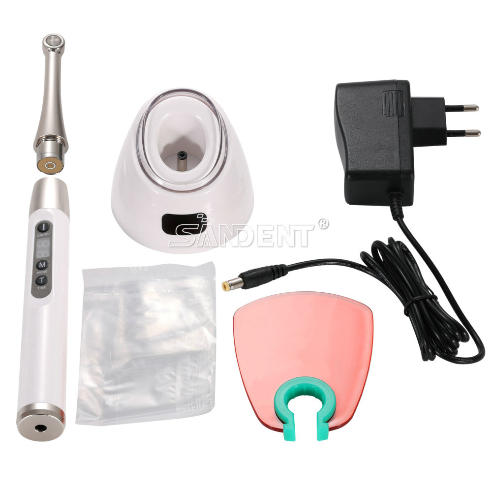 Dental  Curing Light LED Curing Lamp 1000mW/cm²~2500mW/cm² White/Black 385nm-515nm Woodpecker iLed type