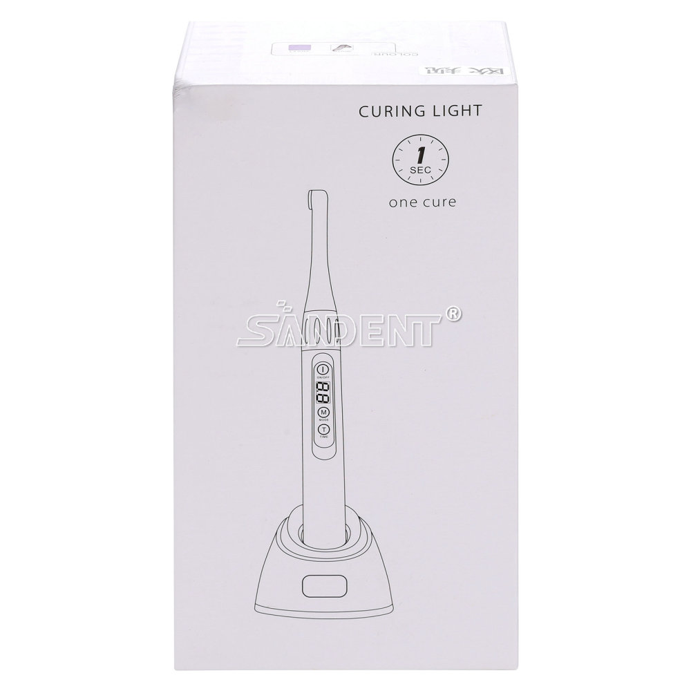 Dental  Curing Light LED Curing Lamp 1000mW/cm²~2500mW/cm² White/Black 385nm-515nm Woodpecker iLed type