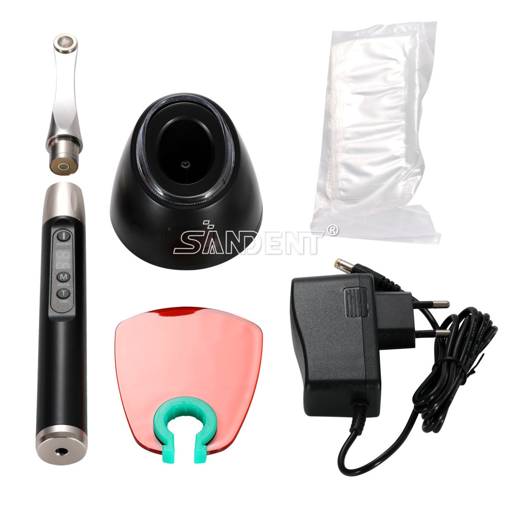 Dental  Curing Light LED Curing Lamp 1000mW/cm²~2500mW/cm² White/Black 385nm-515nm Woodpecker iLed type