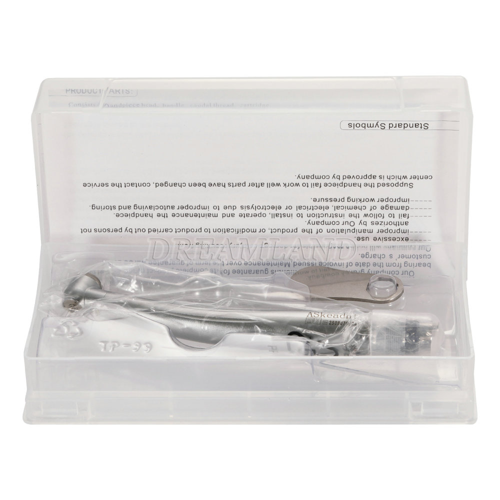 ASKeadnt Dental Fiber Optic LED E-generator High Speed Handpiece Turbine 4 hole