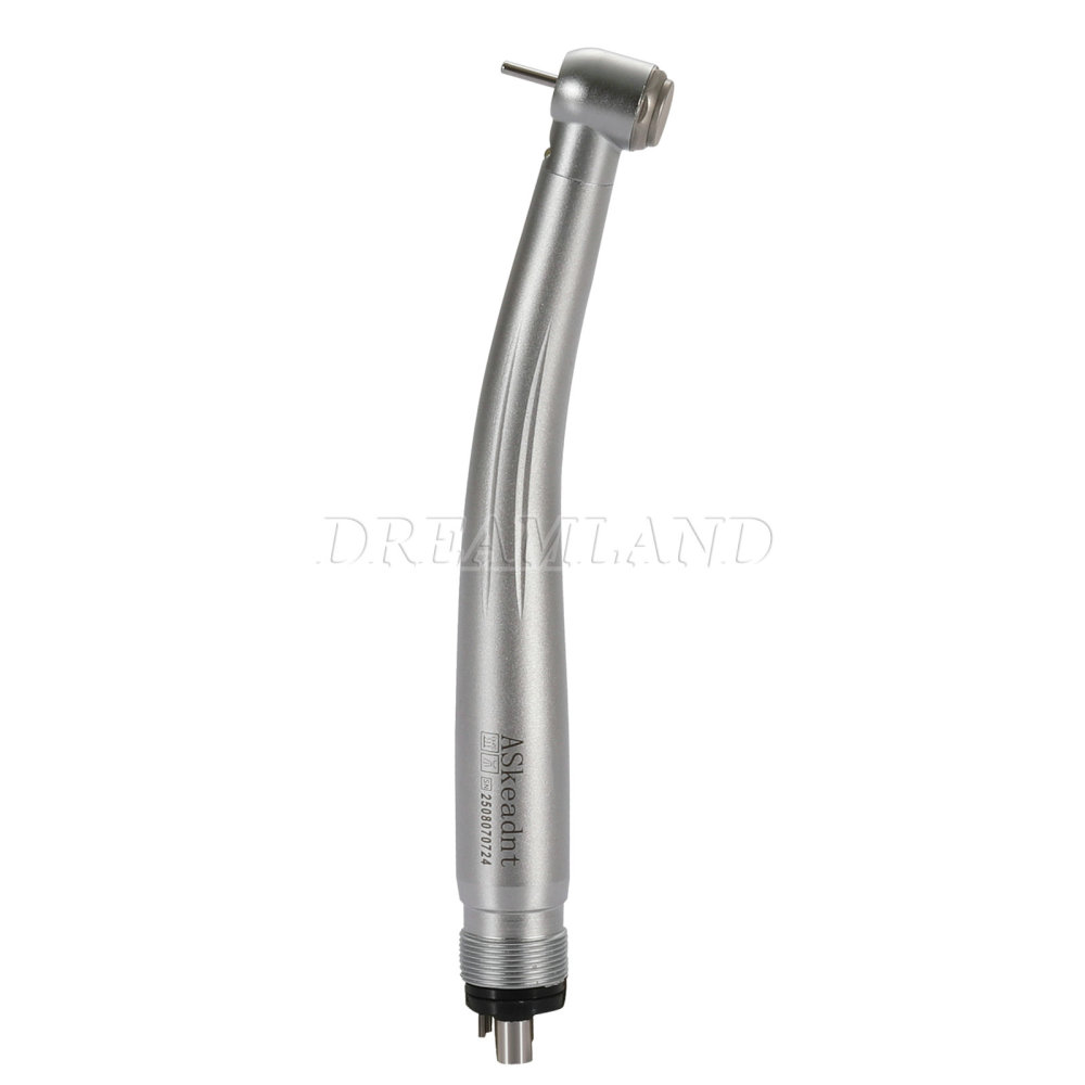 ASKeadnt Dental Fiber Optic LED E-generator High Speed Handpiece Turbine 4 hole