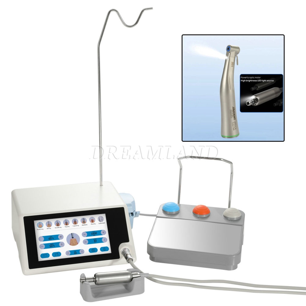 New updated  Brushless Dental LED Implant Motor System with  20:1 Contra Angle Handpiece